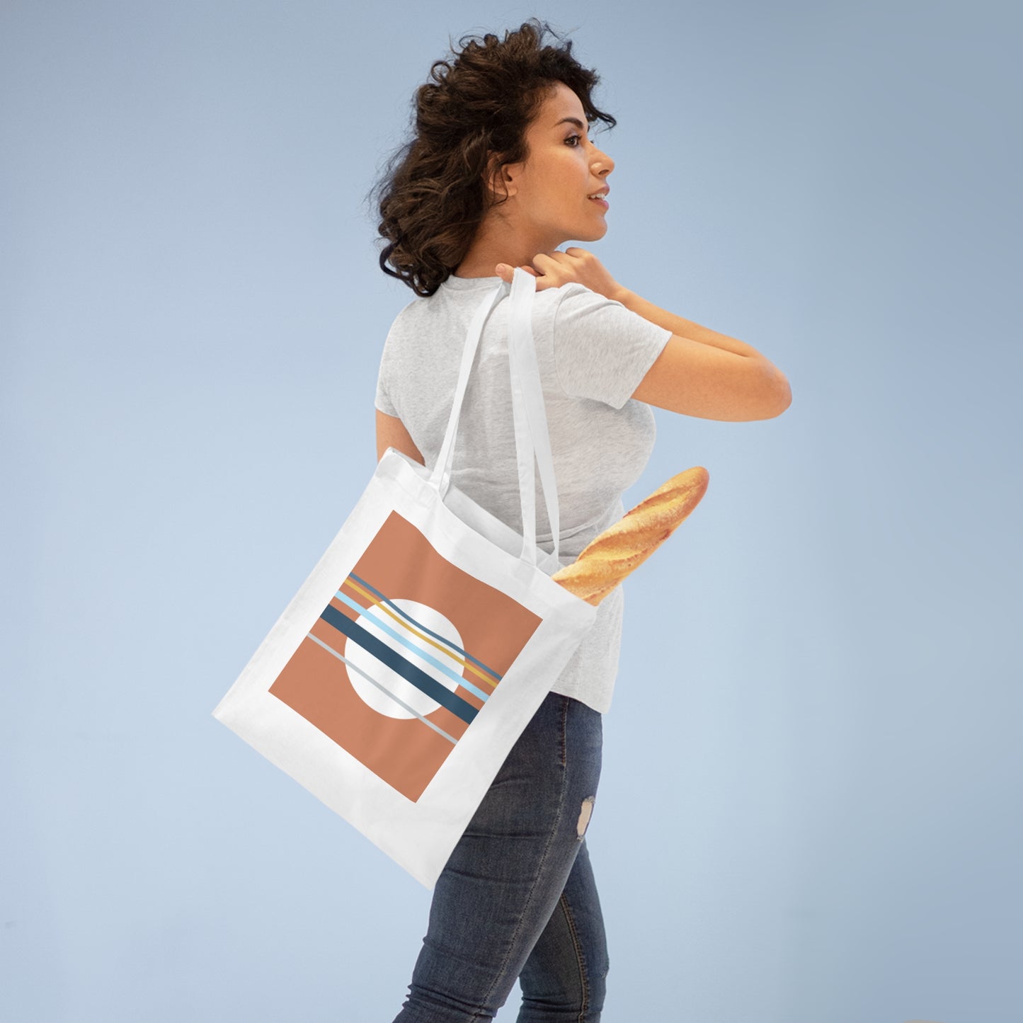 Asa no Sō White Tote Bag – Minimalist Japanese Canvas Bag