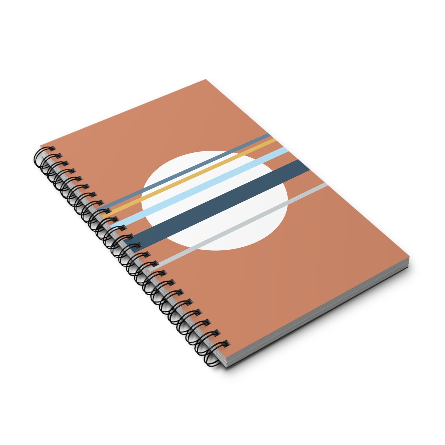 Asa no Sō - Red - A5 Spiral Notebook