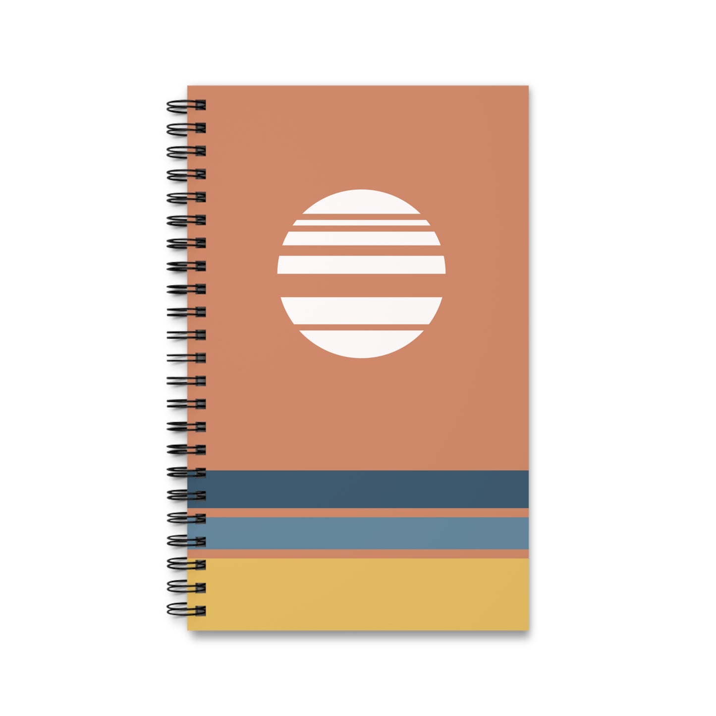 Akebono - Red - A5 Spiral Notebook