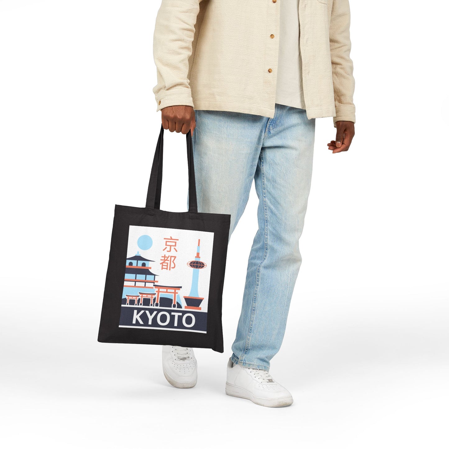 Kyoto Dreams Tote Bag – Minimalist Japanese Nature Design