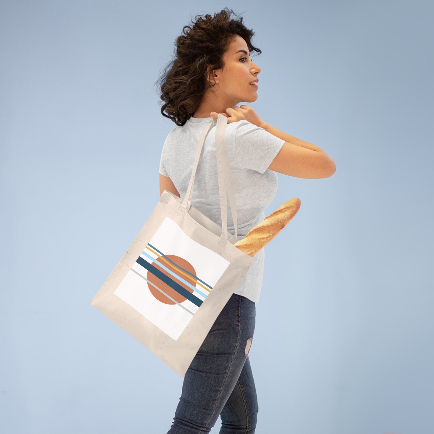 Asa no Sō White Tote Bag – Minimalist Japanese Canvas Bag