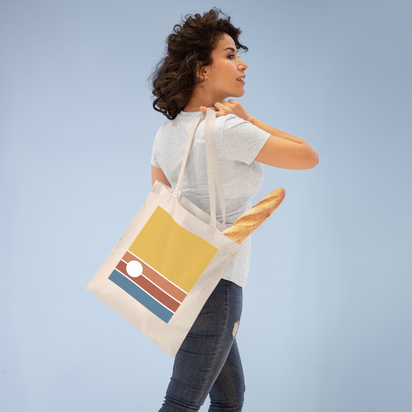 Yū no Chi Tote Bag – Minimalist Japanese Canvas Bag