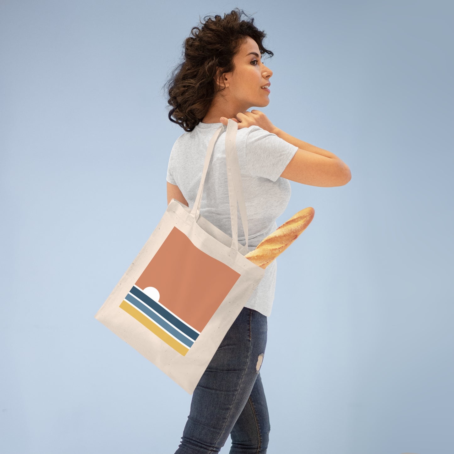 Asa no Hikari Tote Bag – Minimalist Japanese Canvas Bag