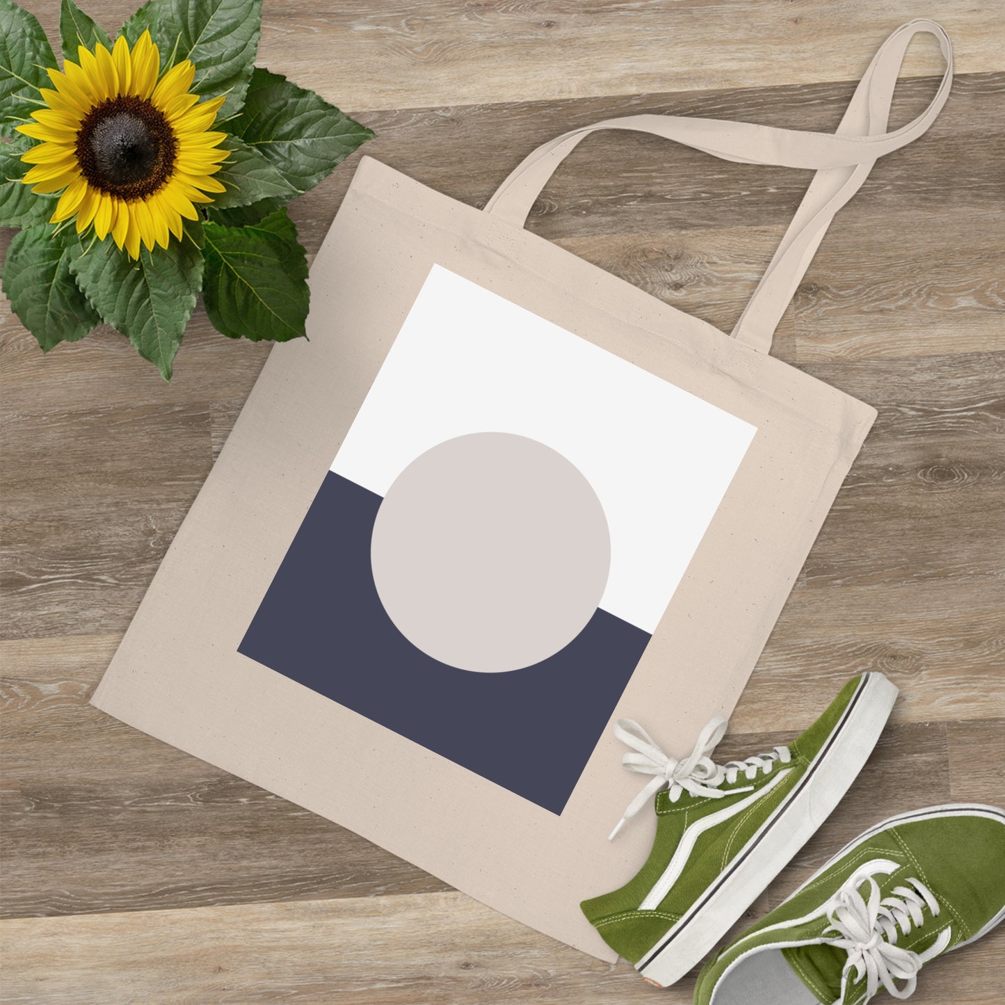 Tsuki Yoru Tote Bag – Minimalist Japanese Moonlight-Inspired Design