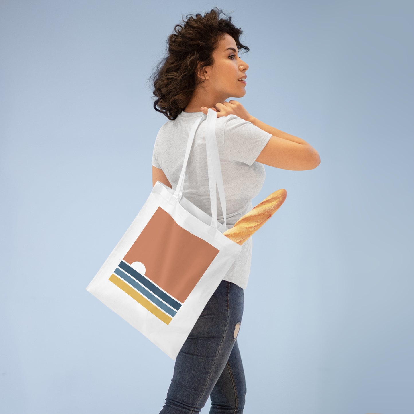 Asa no Hikari Tote Bag – Minimalist Japanese Canvas Bag