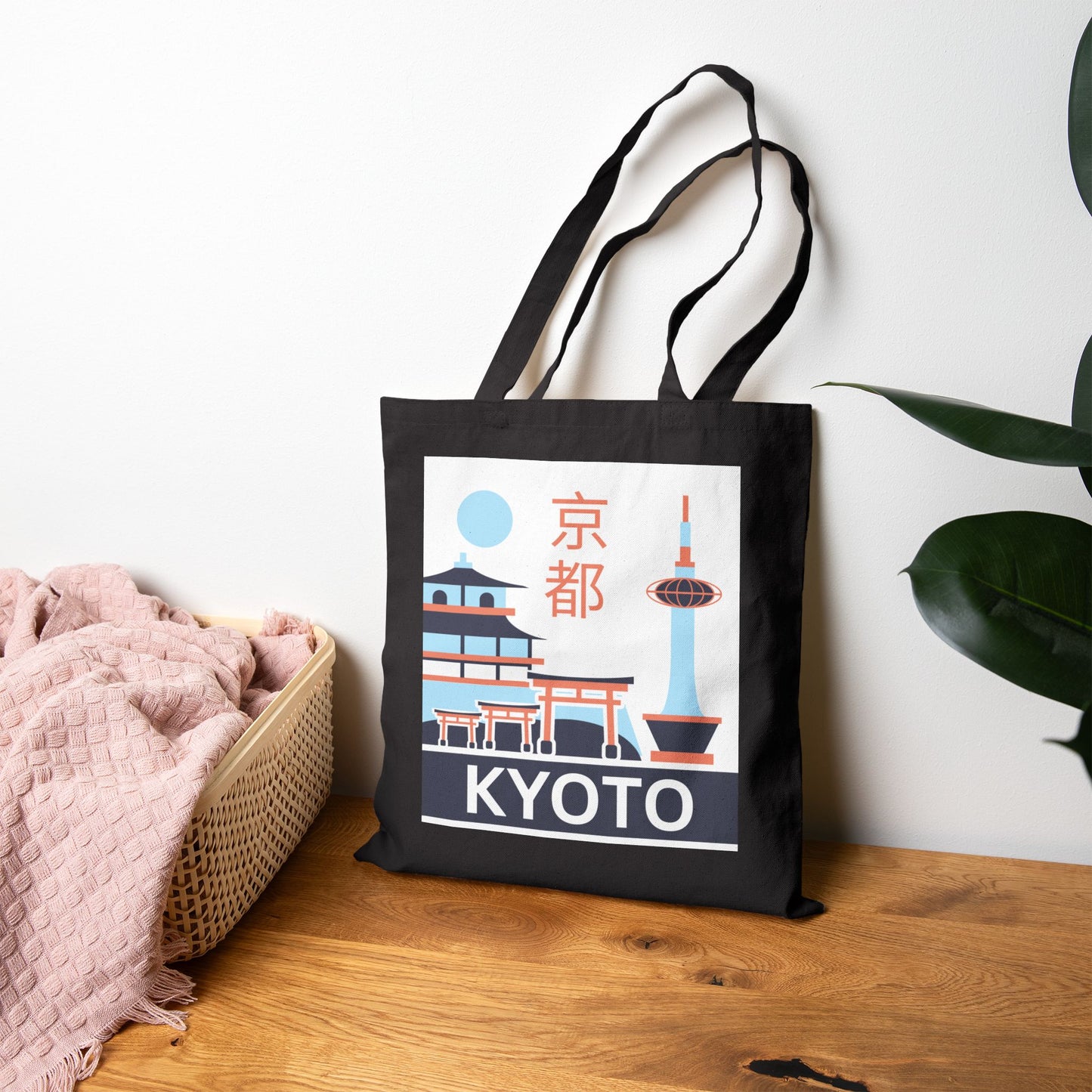 Kyoto Dreams Tote Bag – Minimalist Japanese Nature Design