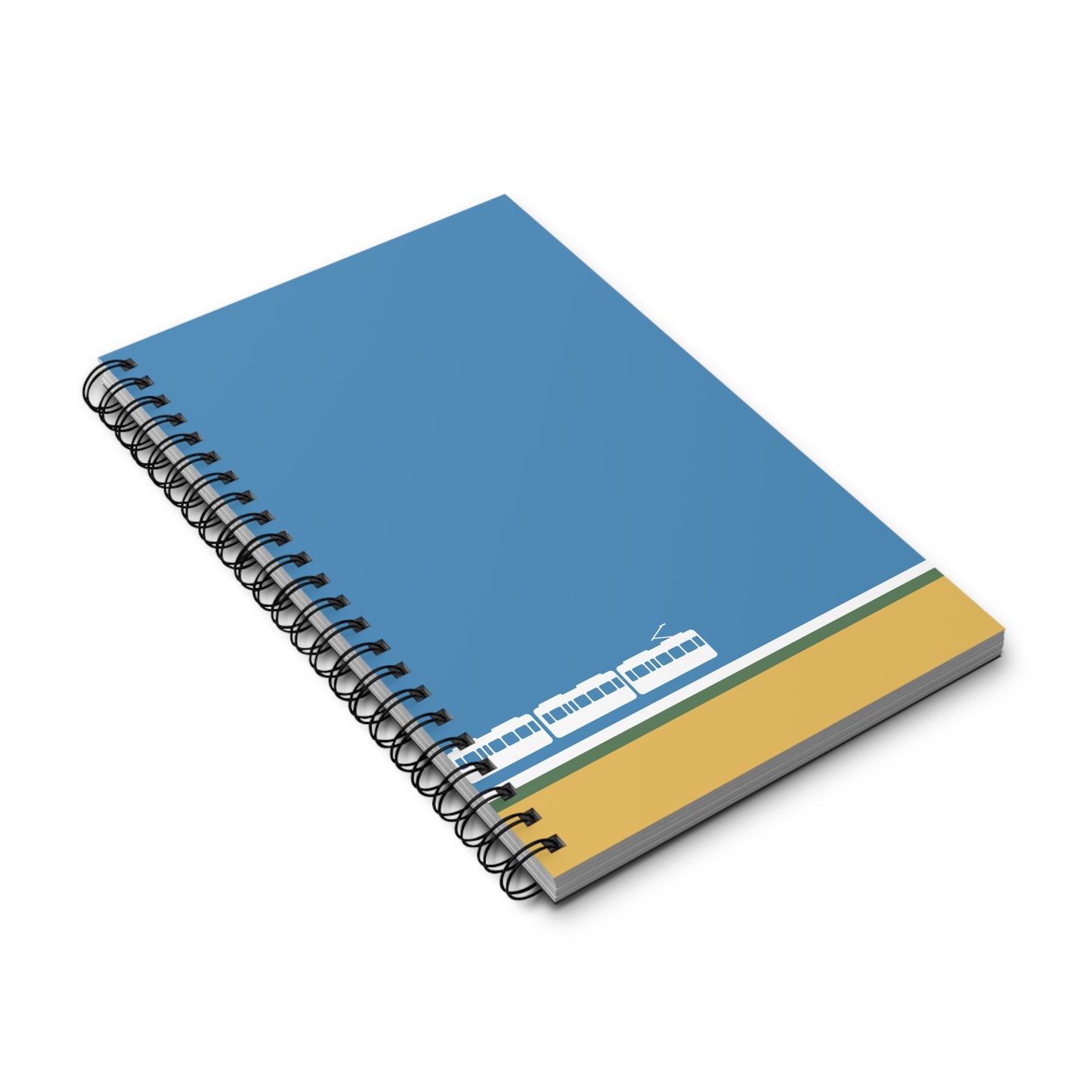 Green Line – A5 Spiral Notebook