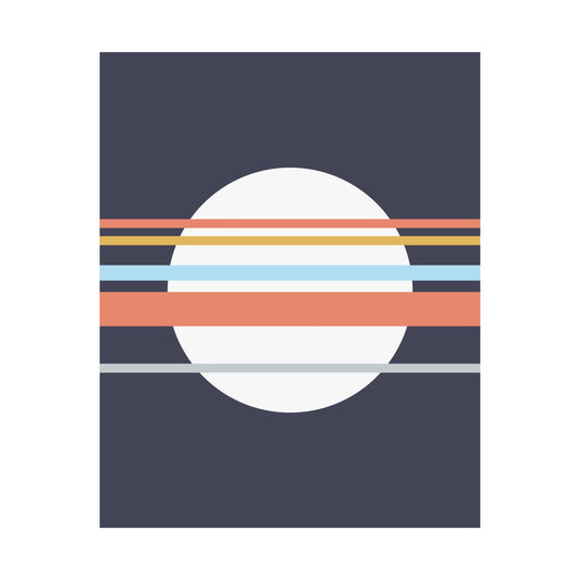 Asa no Sō - Blue - Matte Vertical Poster Printify