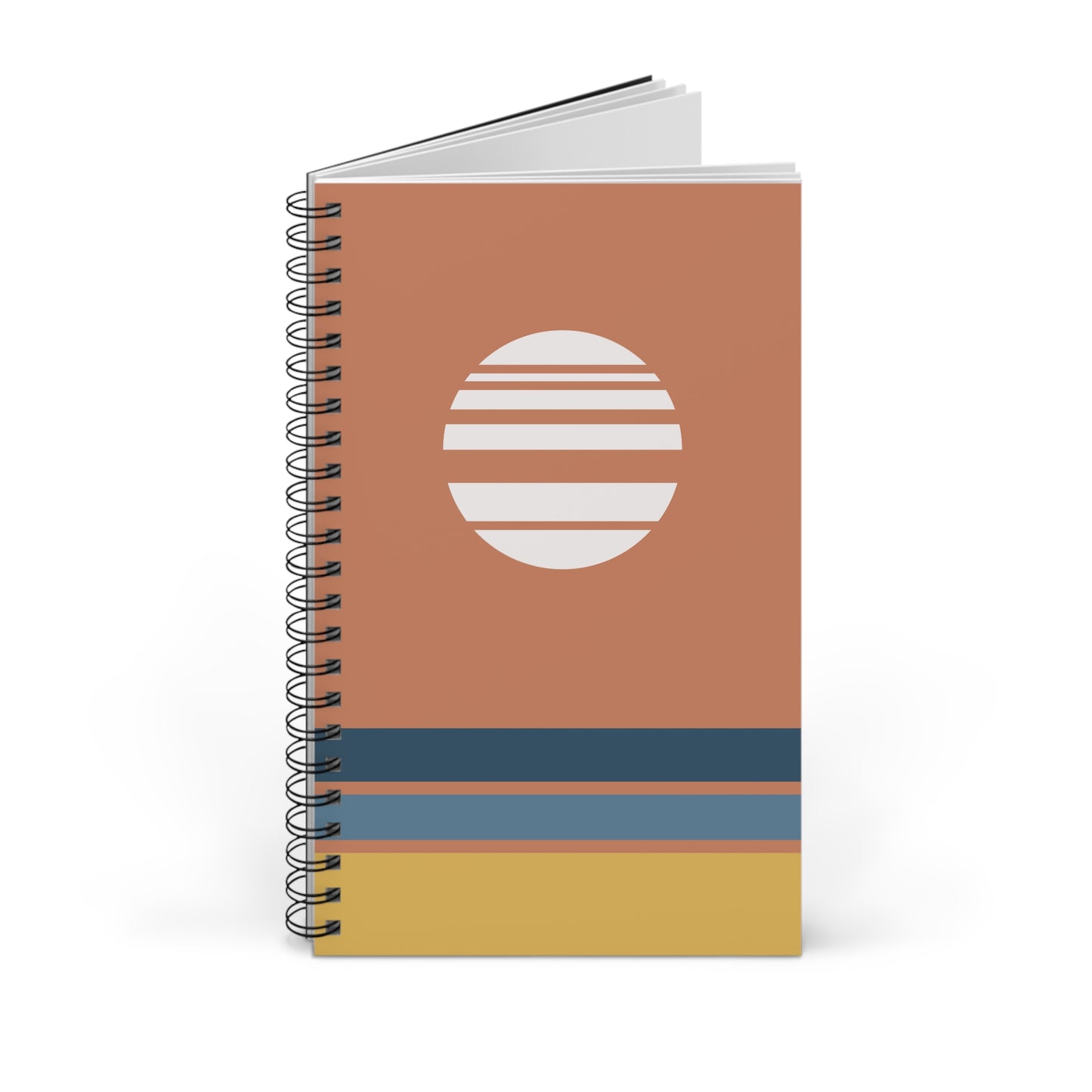 Akebono - Red - A5 Spiral Notebook