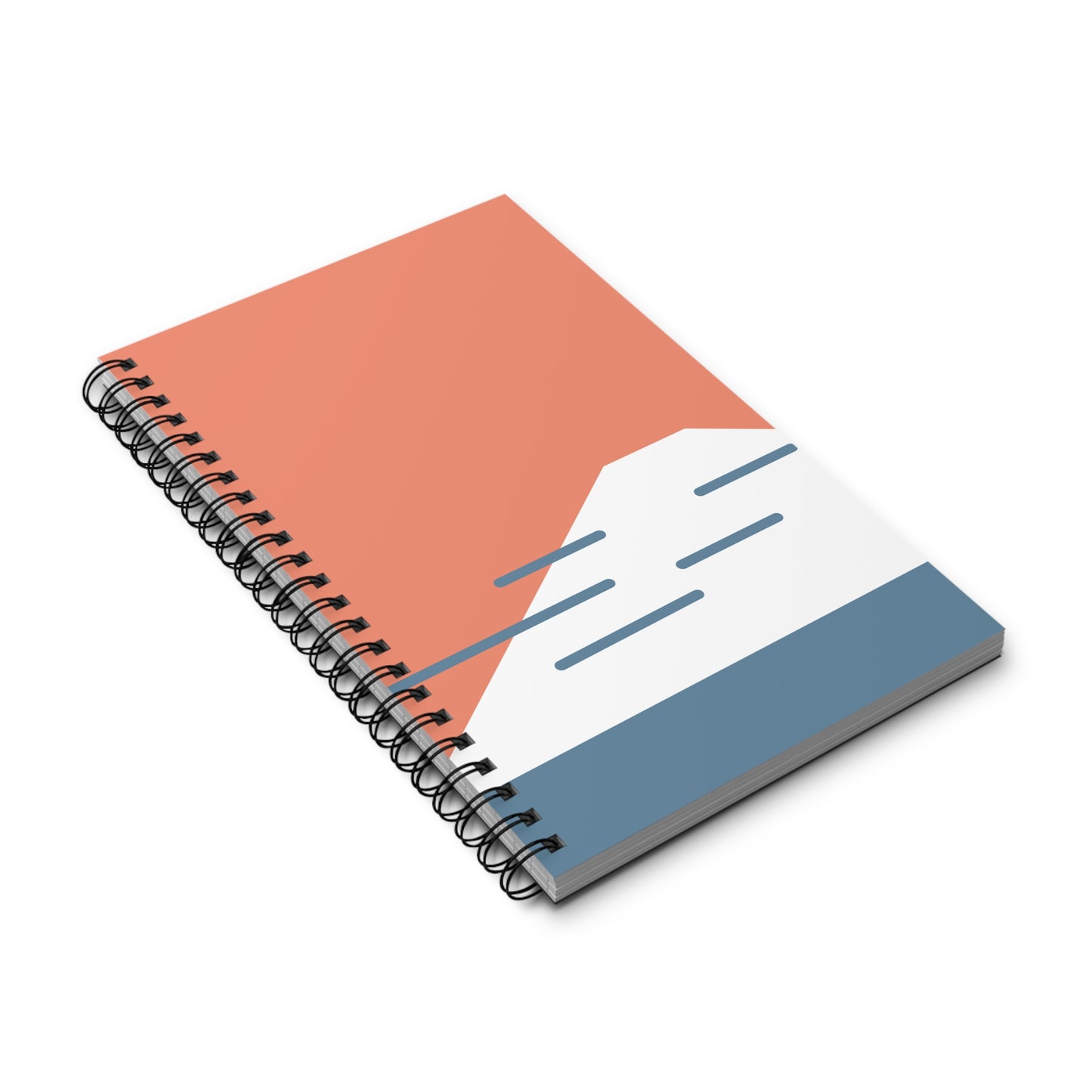 Fuji Coast - Red - A5 Spiral Notebook