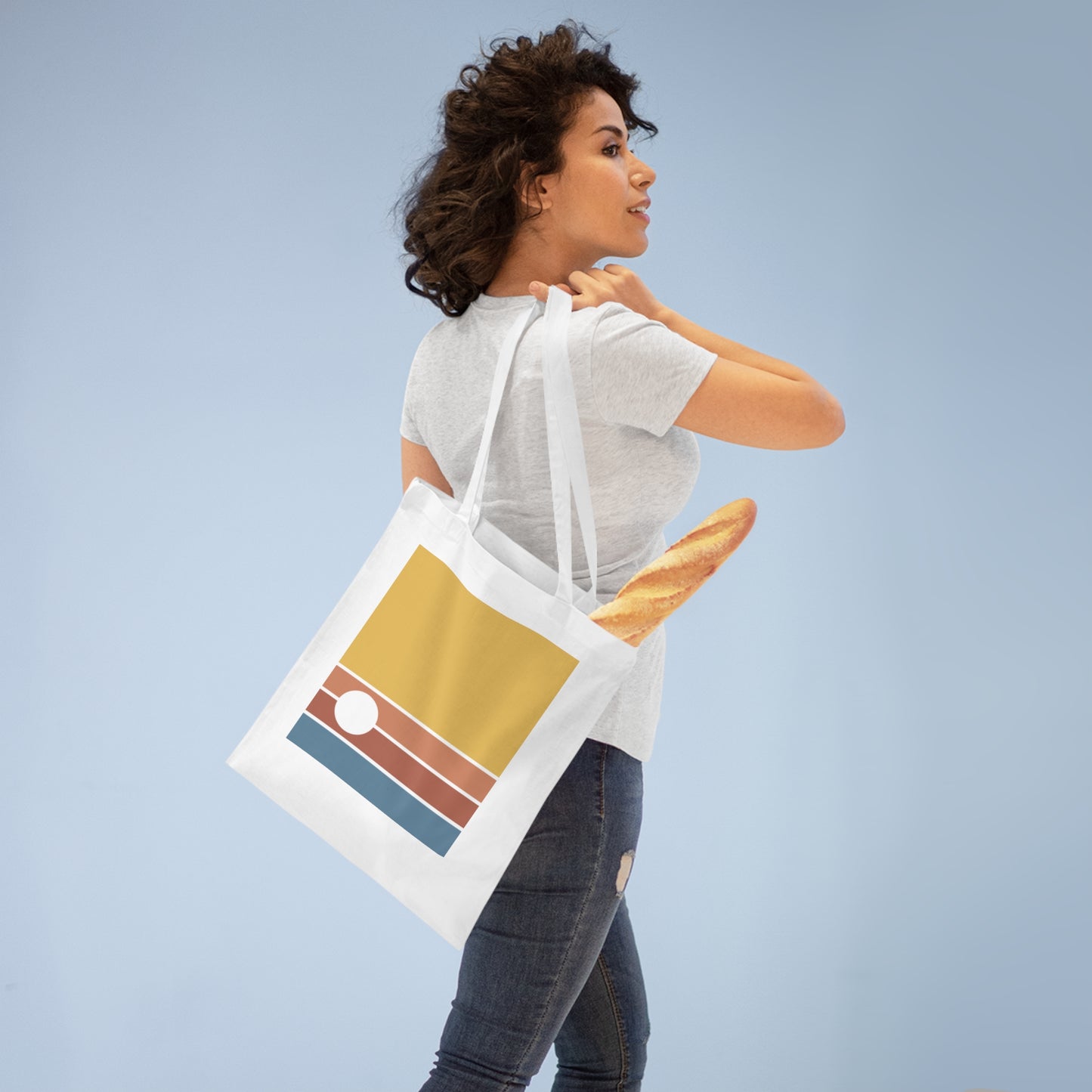Yū no Chi Tote Bag – Minimalist Japanese Canvas Bag
