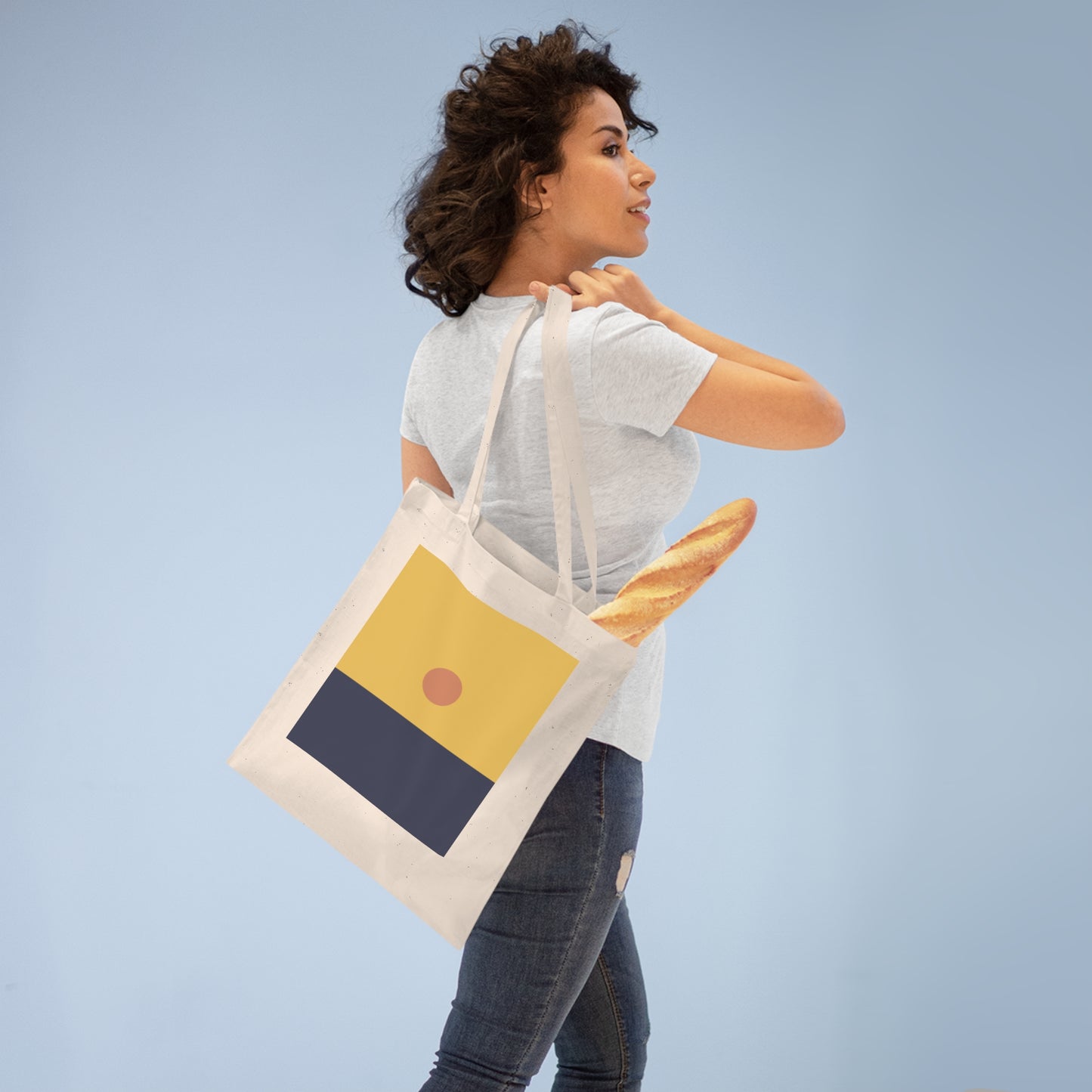 Yuuyake Tote Bag – Minimalist Japanese Sunset-Inspired Design