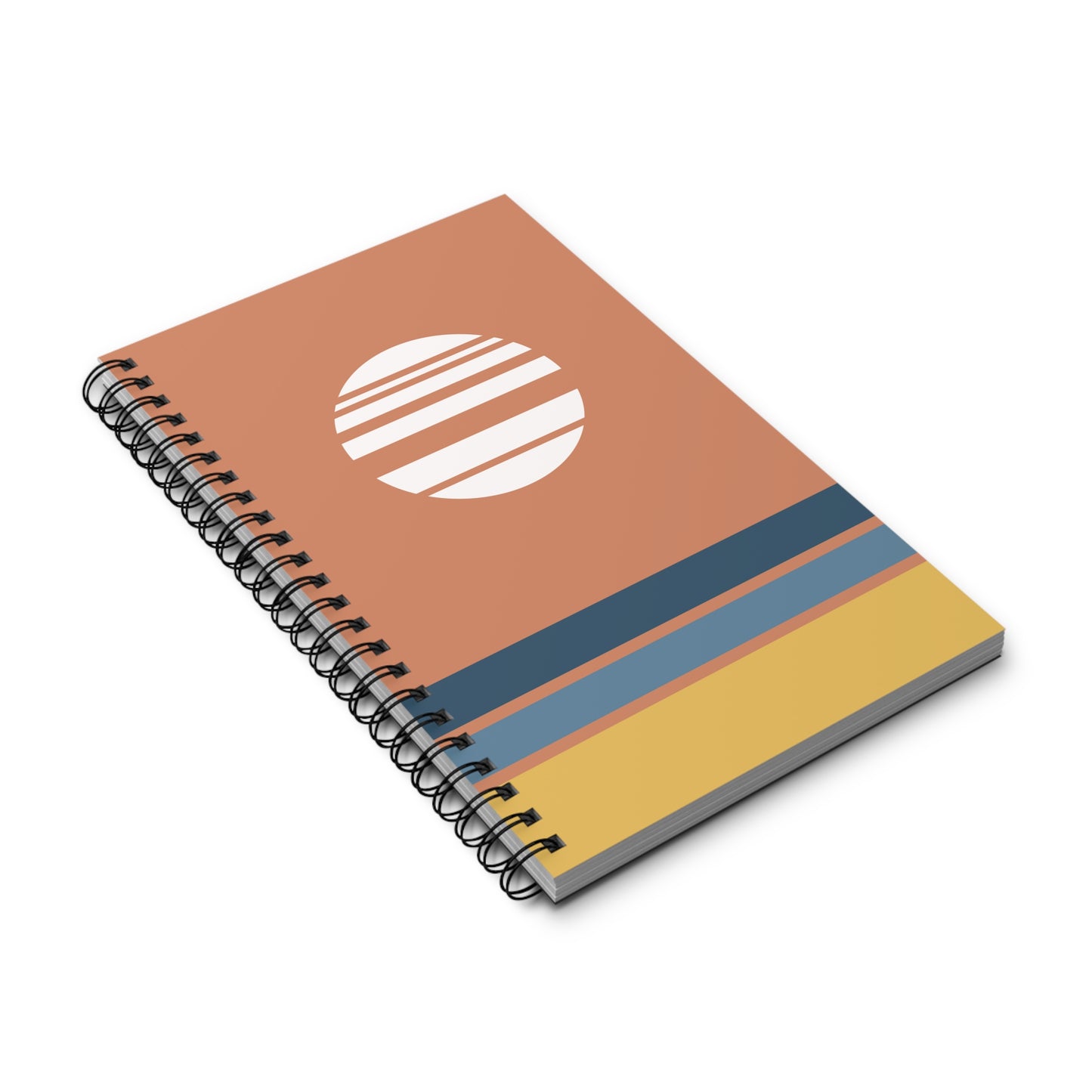 Akebono - Red - A5 Spiral Notebook
