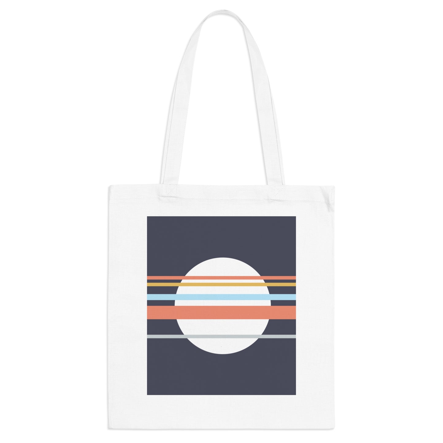 Asa no Sō Blue Tote Bag – Minimalist Japanese Canvas Bag