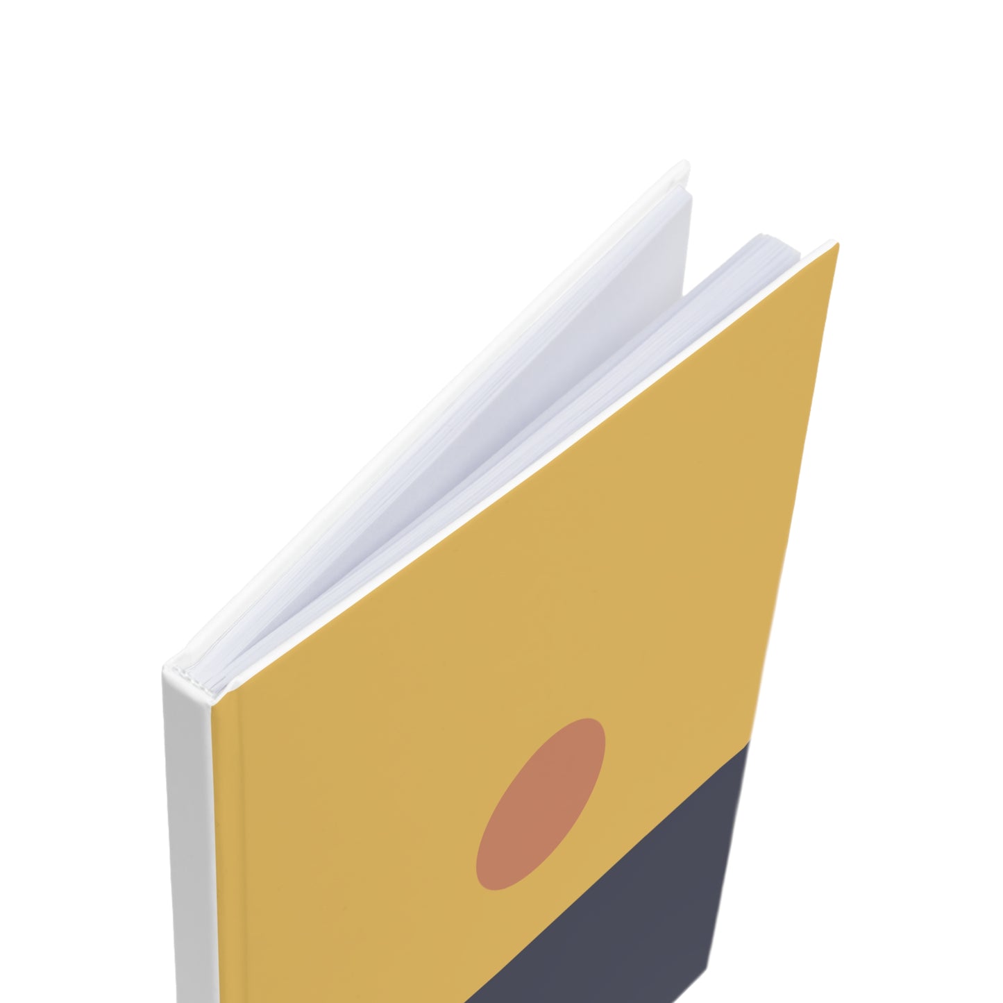 Notebook with a geometric design on a white background
