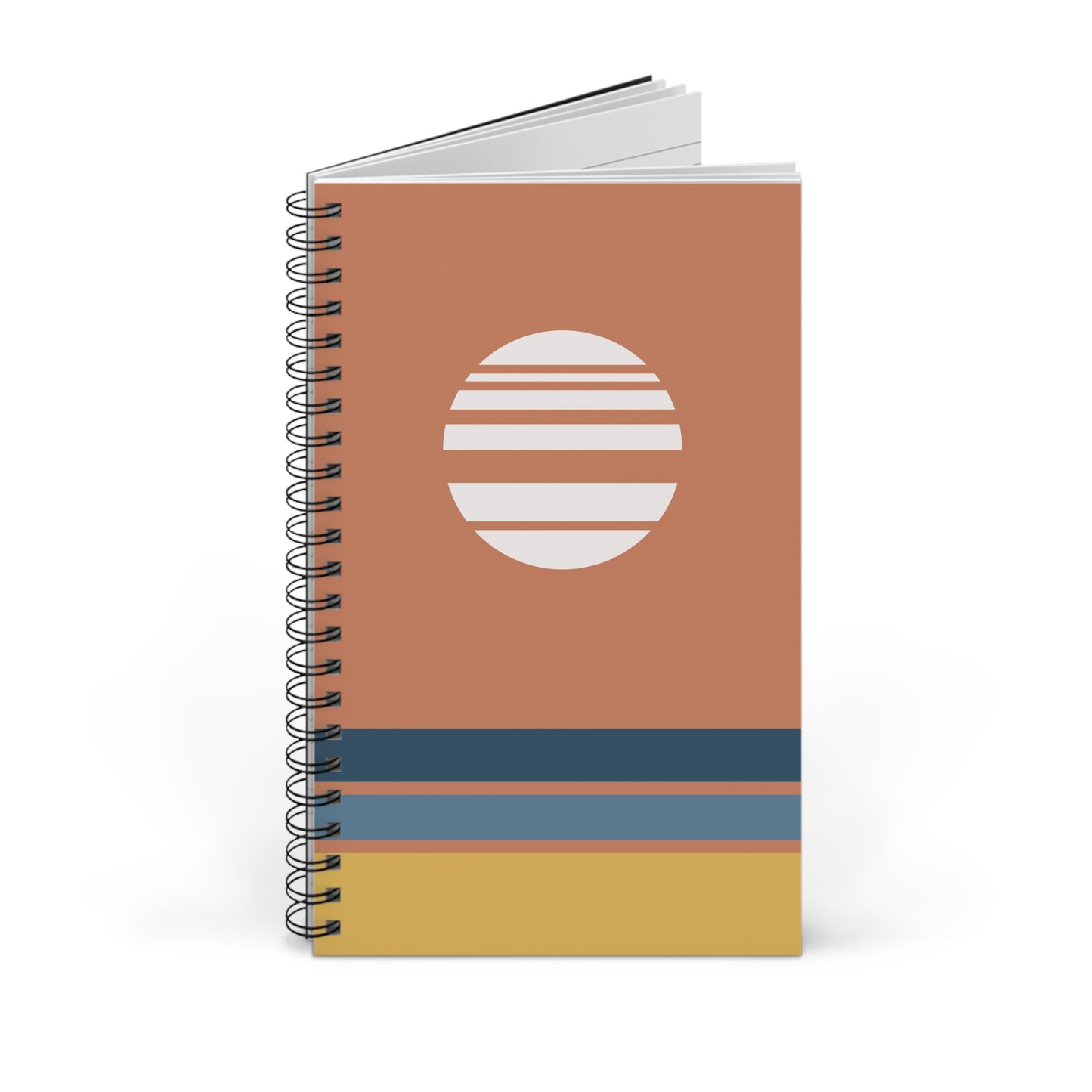 Akebono - Red - A5 Spiral Notebook