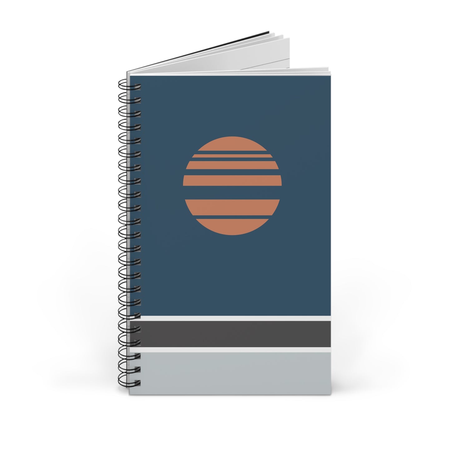 Akebono - Blue - A5 Spiral Notebook