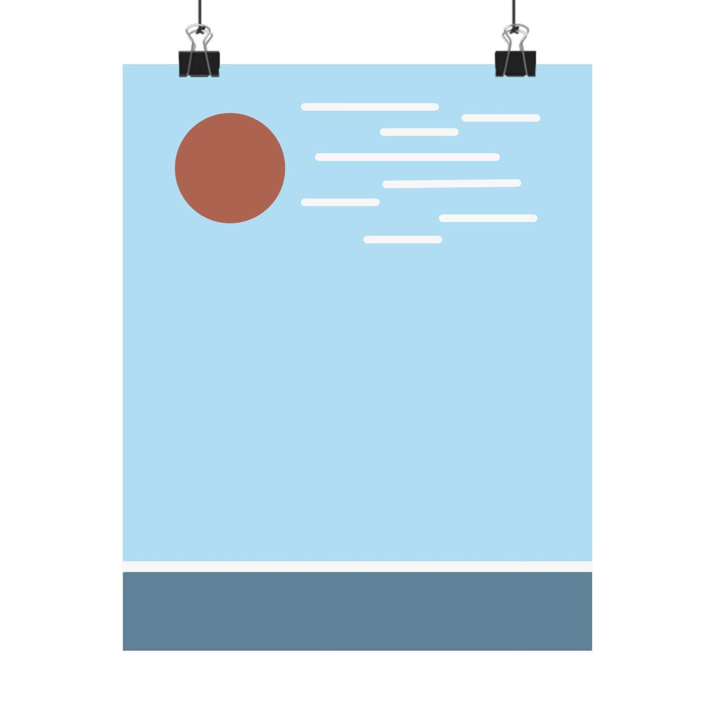 Ao Skies – Matte Vertical Poster