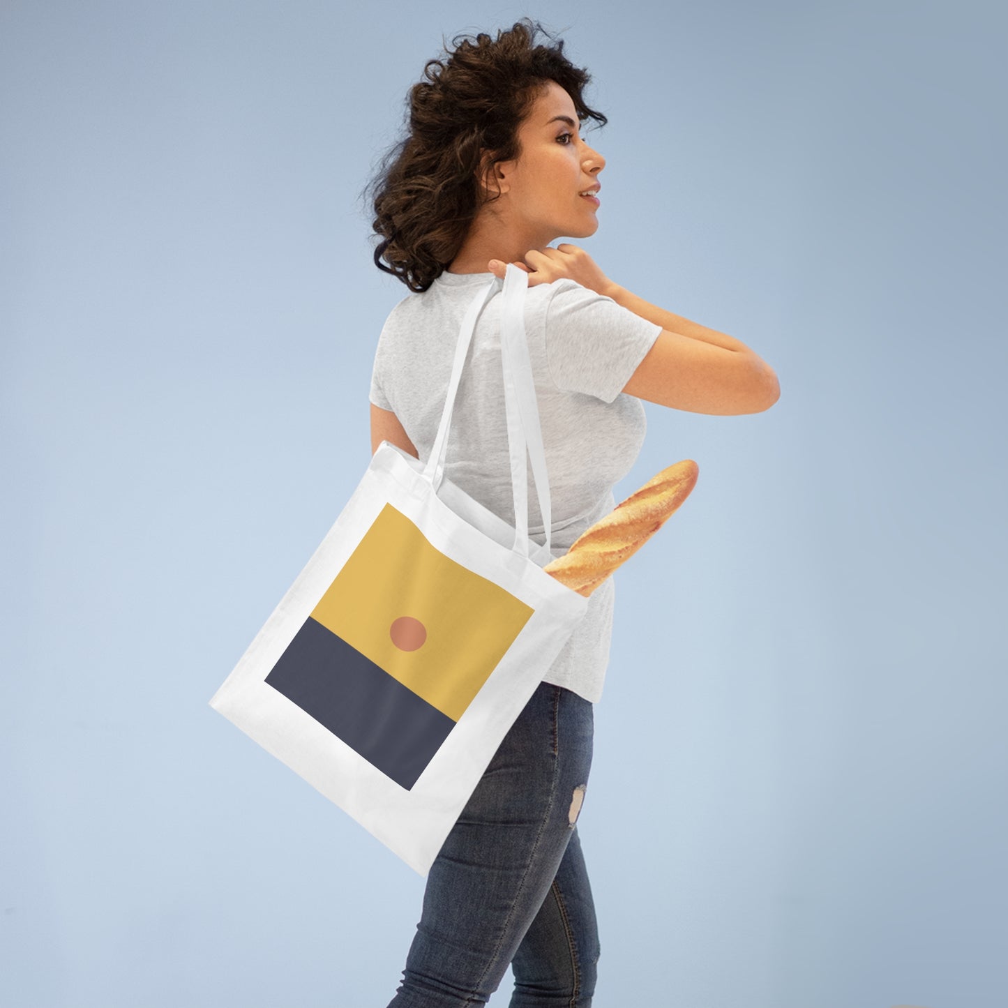 Yuuyake Tote Bag – Minimalist Japanese Sunset-Inspired Design