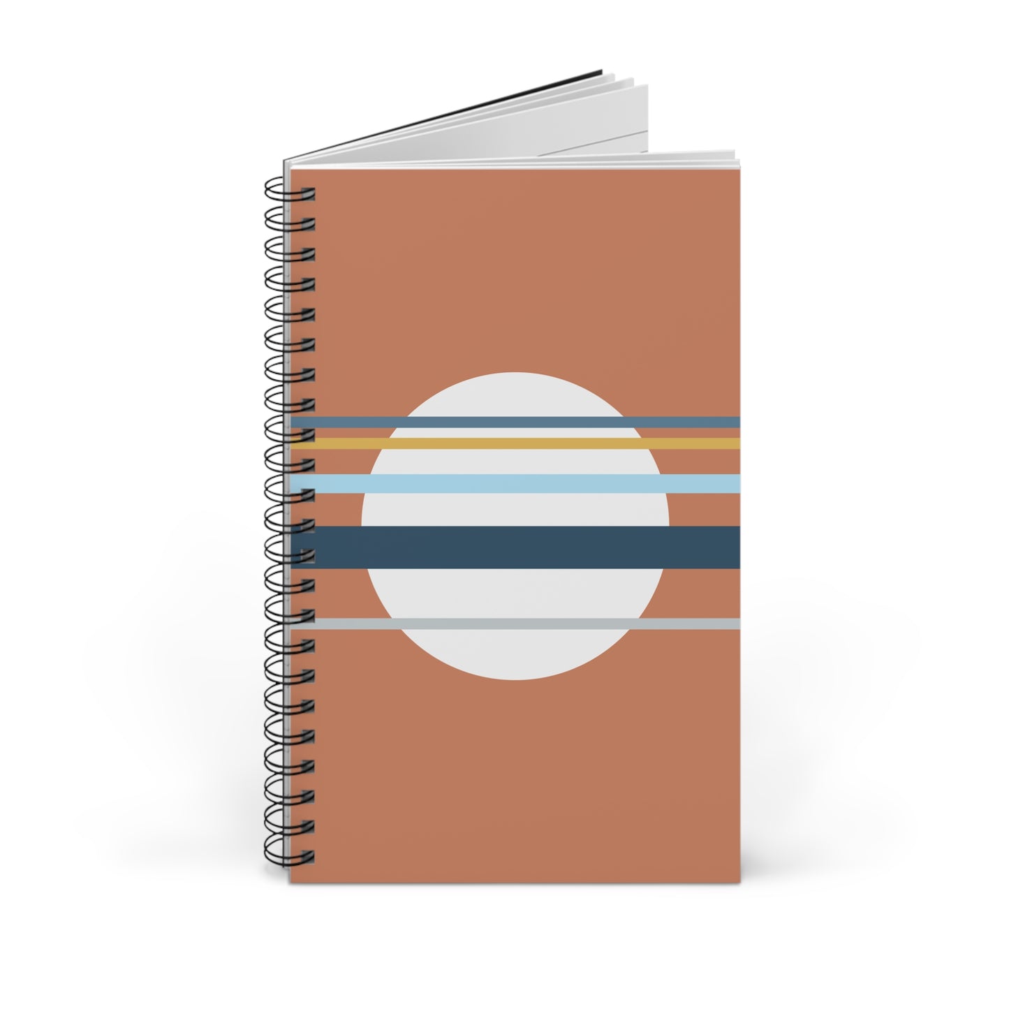 Asa no Sō - Red - A5 Spiral Notebook
