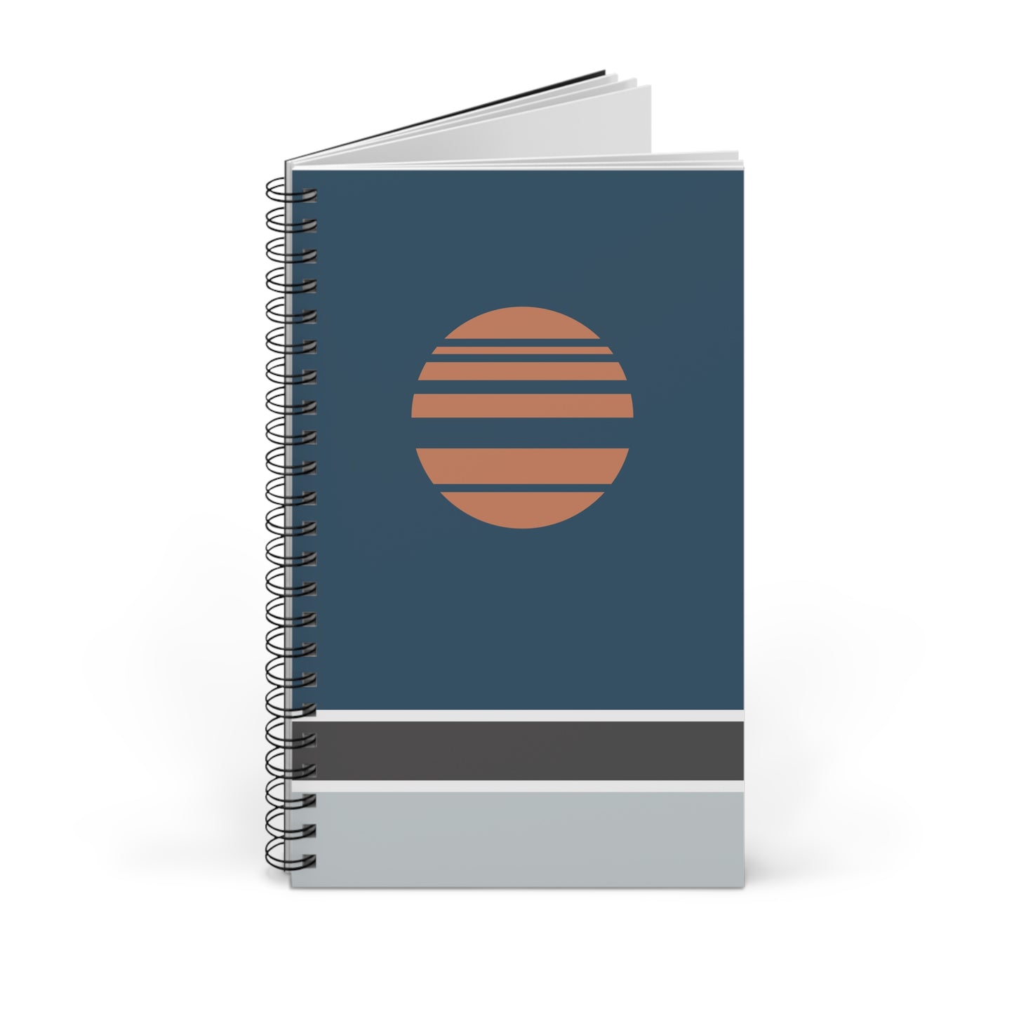 Akebono - Blue - A5 Spiral Notebook
