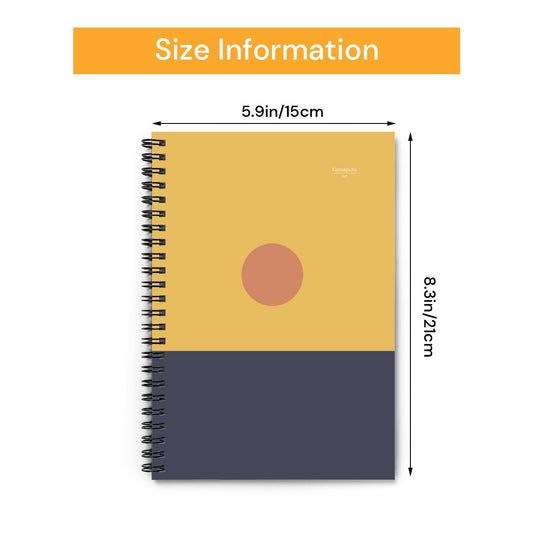 Yuuyake – Sunset Minimalist Spiral Notebook