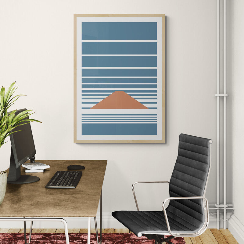 Fuji Clouds – Minimalist Mount Fuji Canvas Wall Art | Konseputo (Frameless)