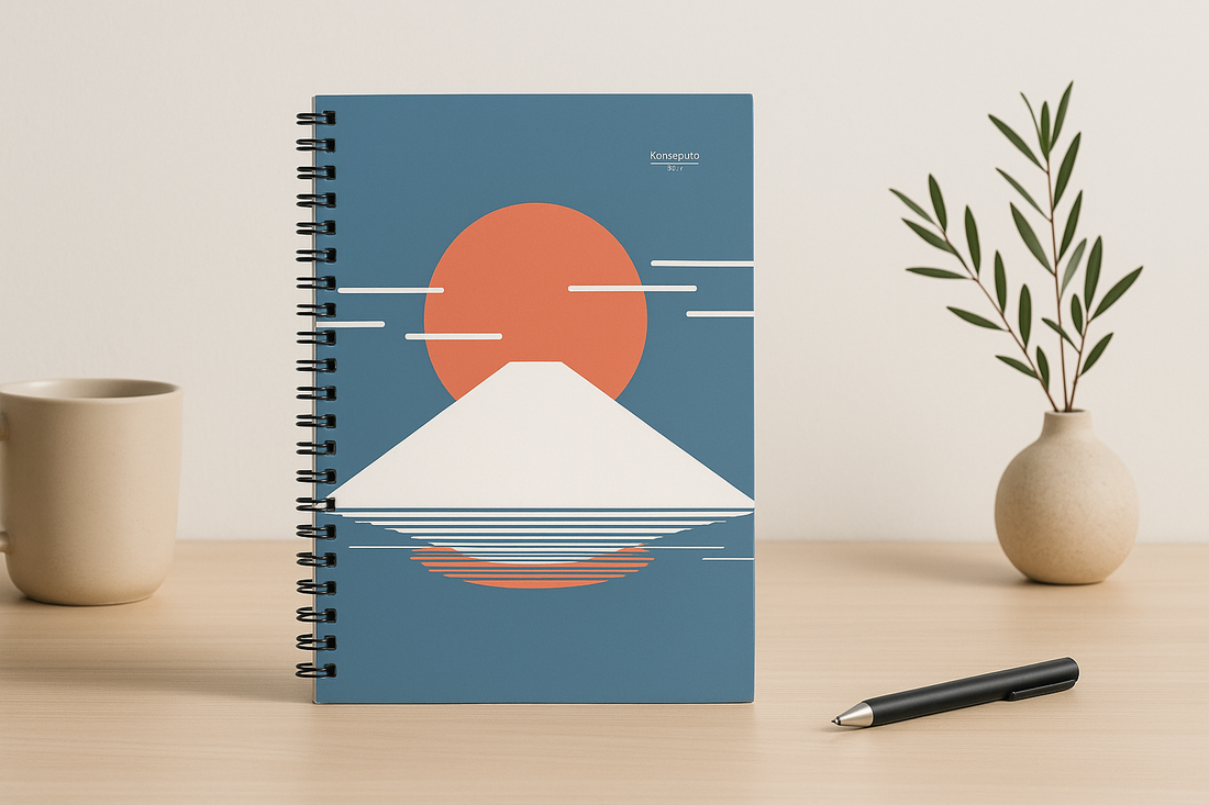 A Spiral Notebook for Ideas, Plans and Quiet Moments