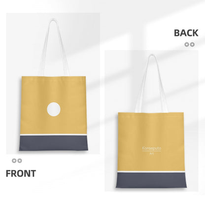 Kiiro Hikari – Minimalist Sunrise Canvas Tote Bag