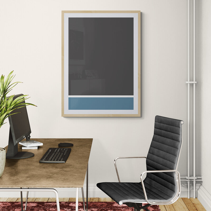 Yoru no Kehai – Minimalist Night Canvas Wall Art | Konseputo [Frameless]
