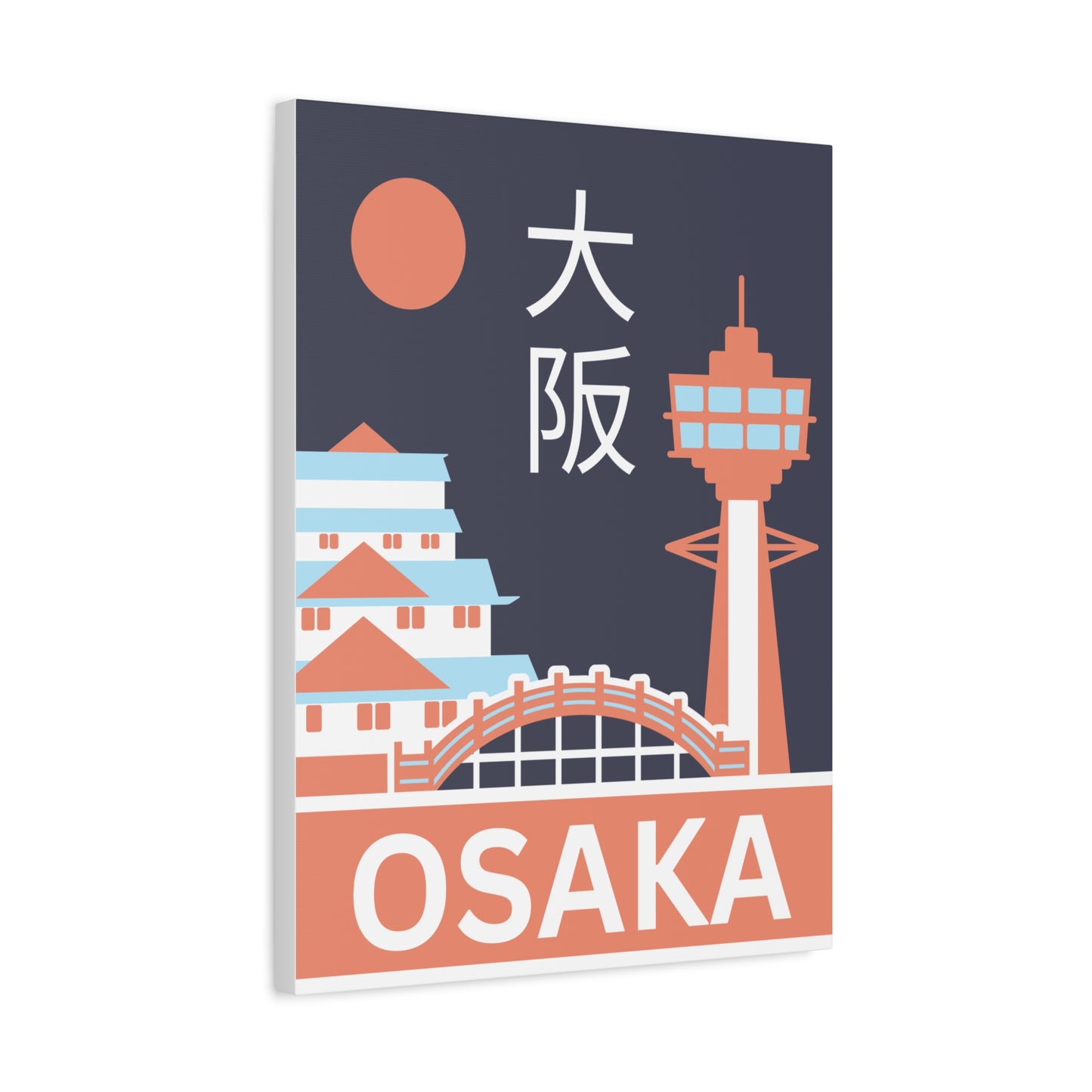 Osaka Nights - Canvas Print [Framed]
