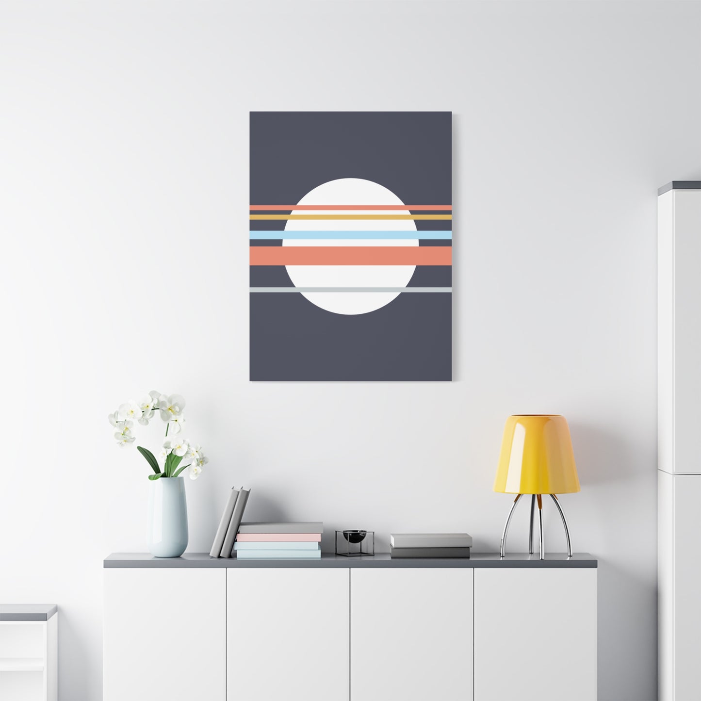 Asa no Sō - Blue - Canvas Print [Framed]