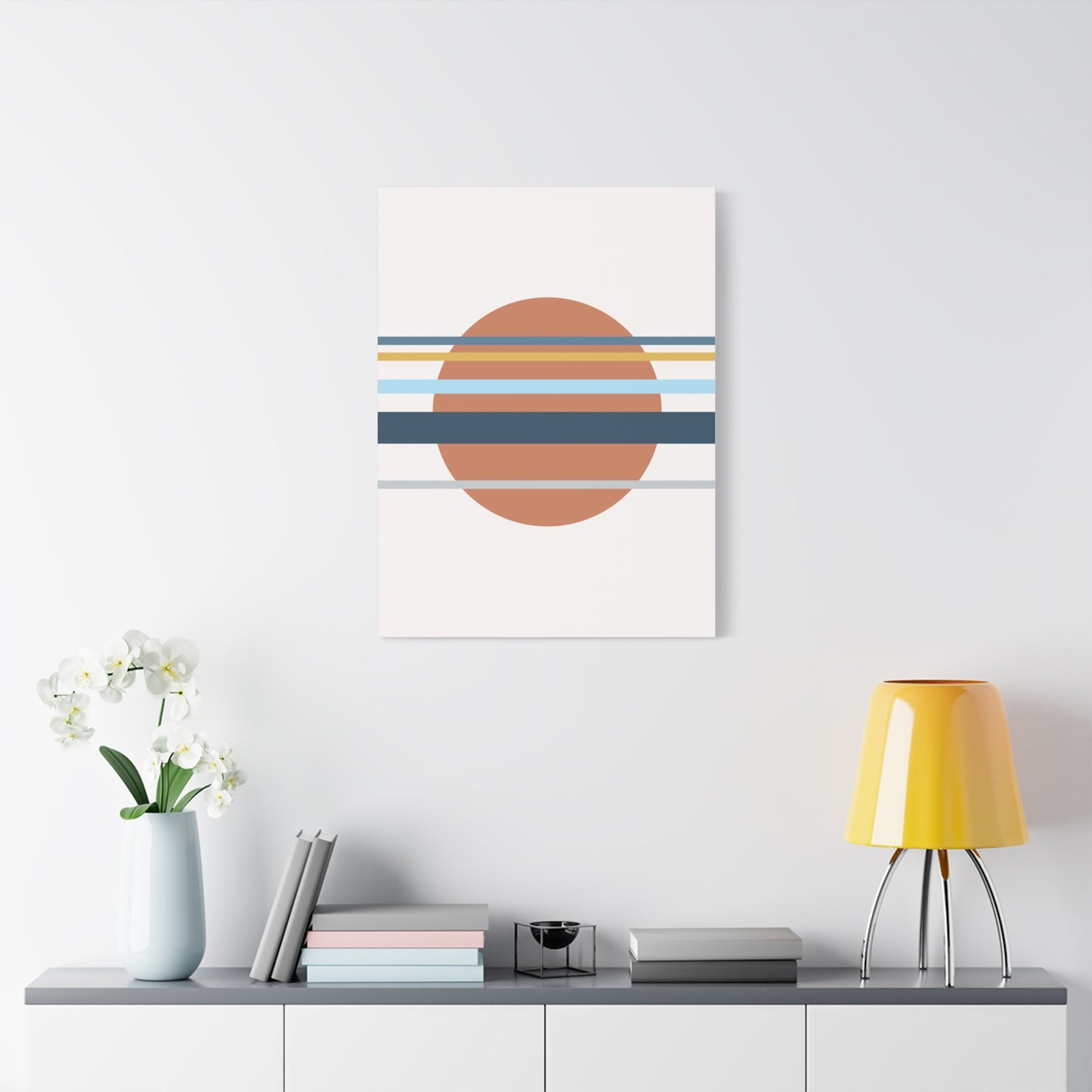 Asa no Sō - White - Canvas Print [Framed]