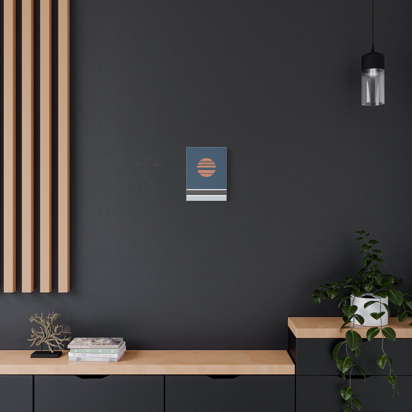 Akebono – Blue - Canvas Print [Framed]