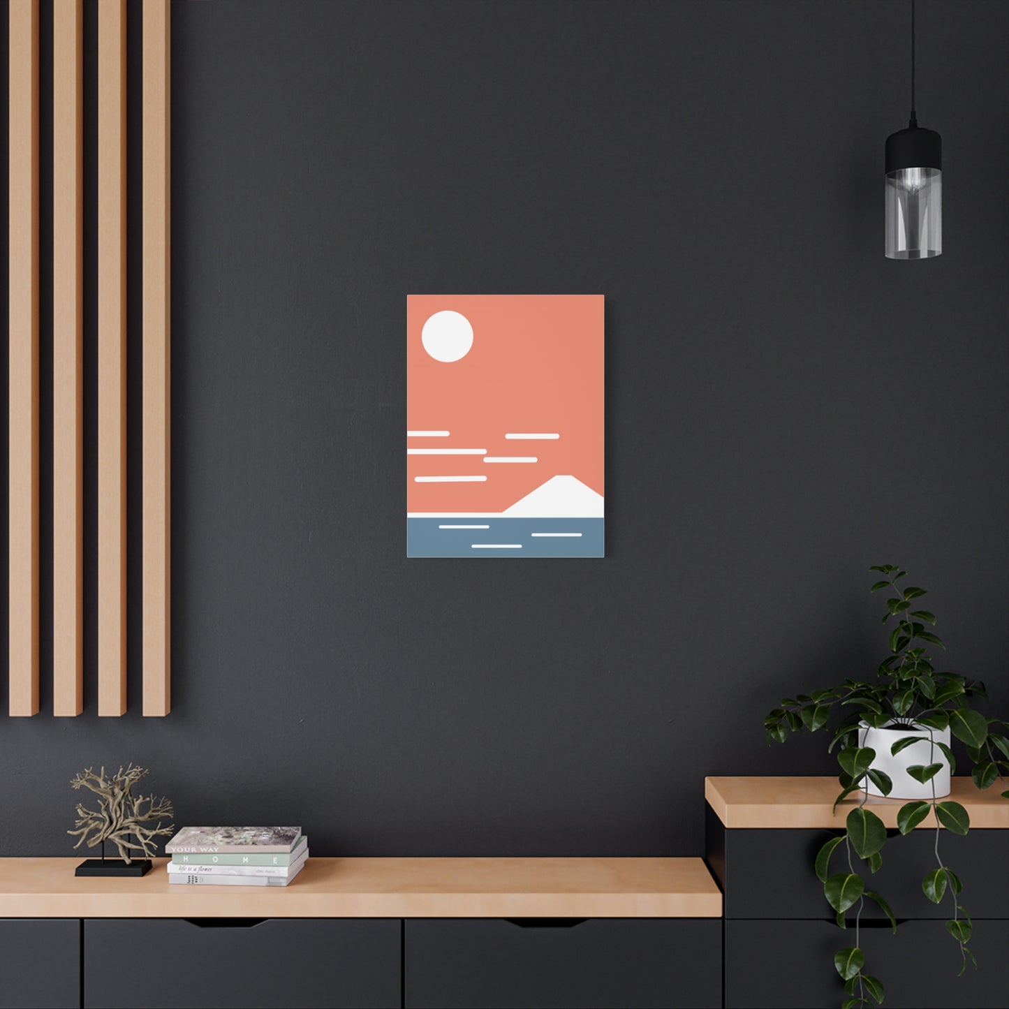 Fuji San Rise - Canvas Print [Framed]