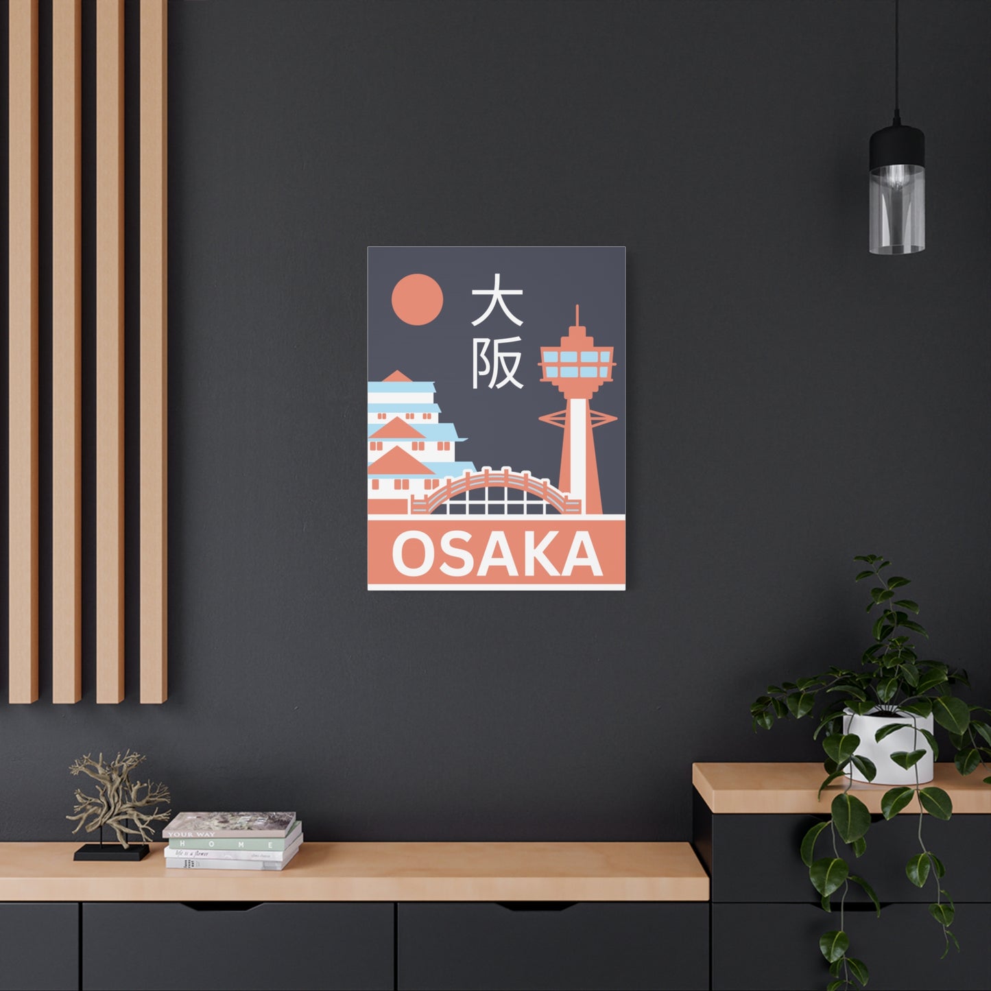 Osaka Nights - Canvas Print [Framed]