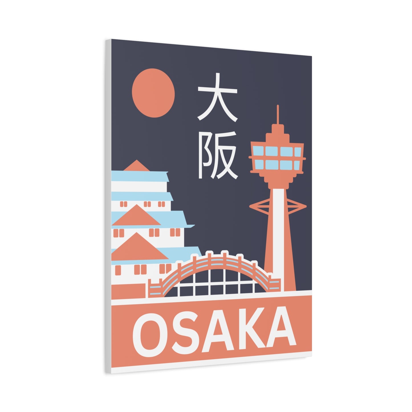 Osaka Nights - Canvas Print [Framed]