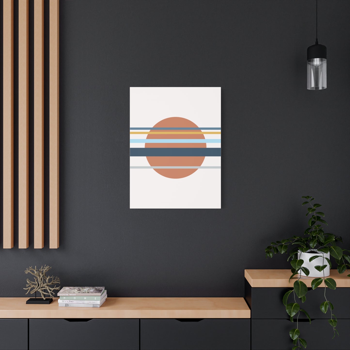 Asa no Sō - White - Canvas Print [Framed]