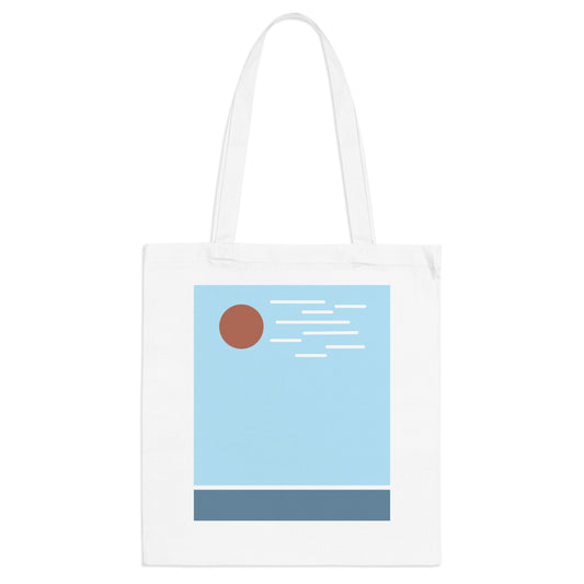 Ao Skies Tote Bag – Minimalist Japanese-Inspired Canvas Tote