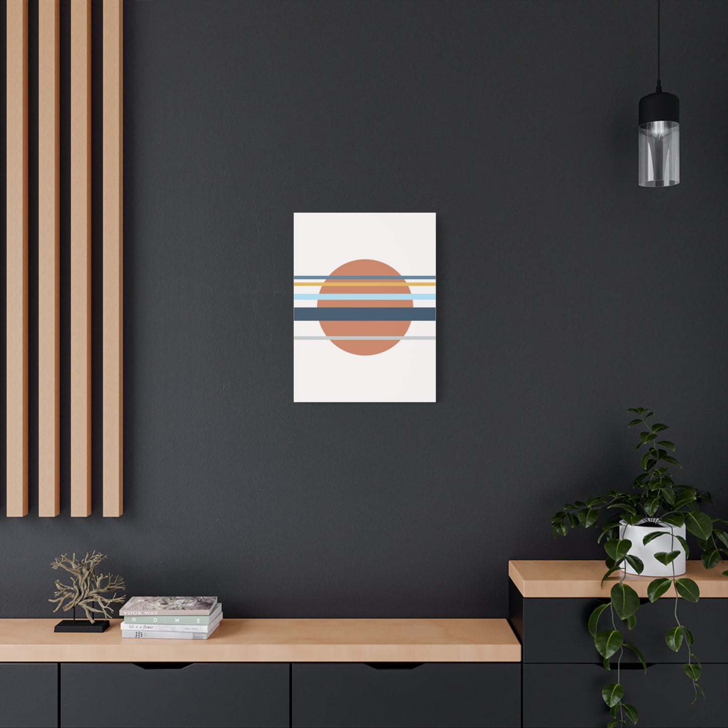 Asa no Sō - White - Canvas Print [Framed]