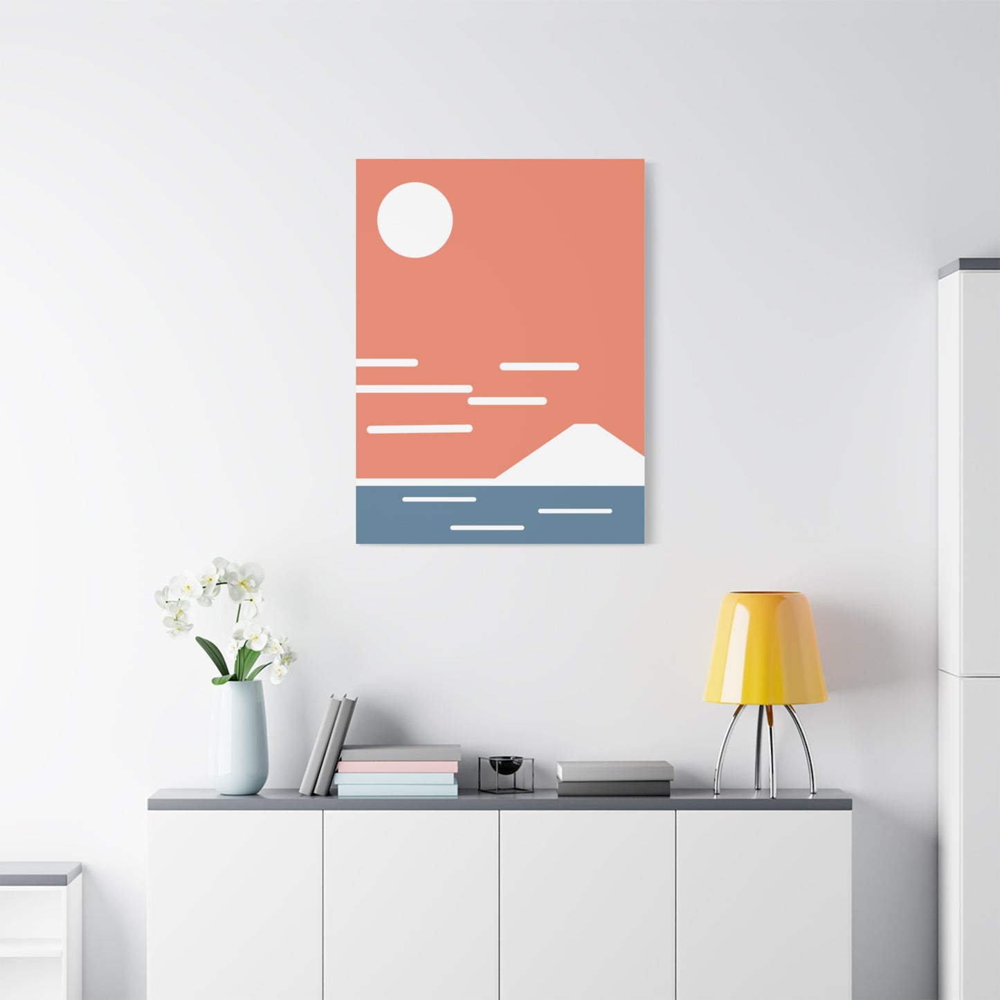 Fuji San Rise - Canvas Print [Framed]