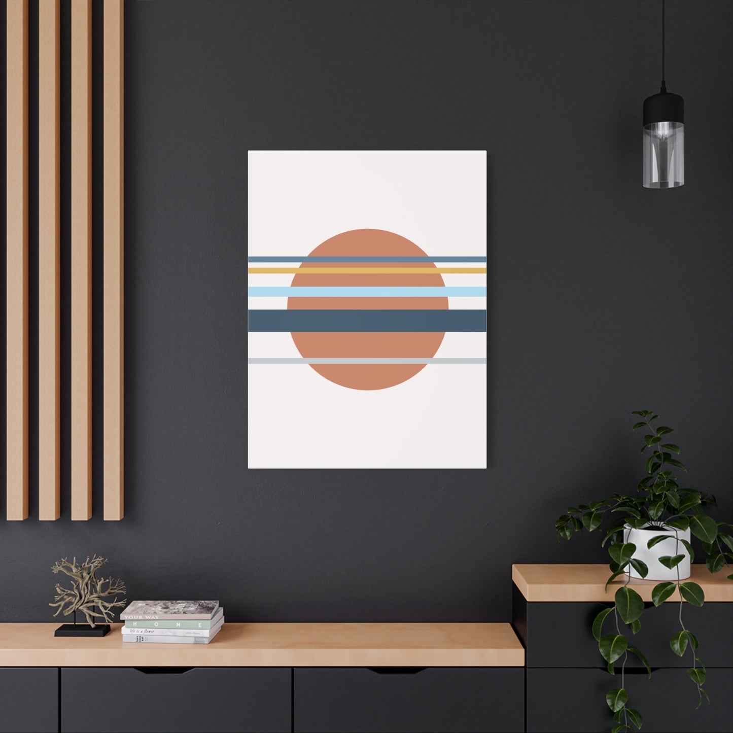 Asa no Sō - White - Canvas Print [Framed]