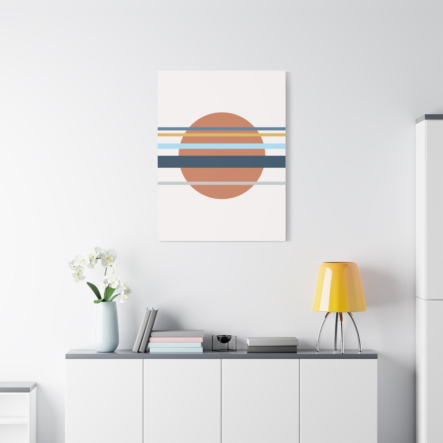 Asa no Sō - White - Canvas Print [Framed]