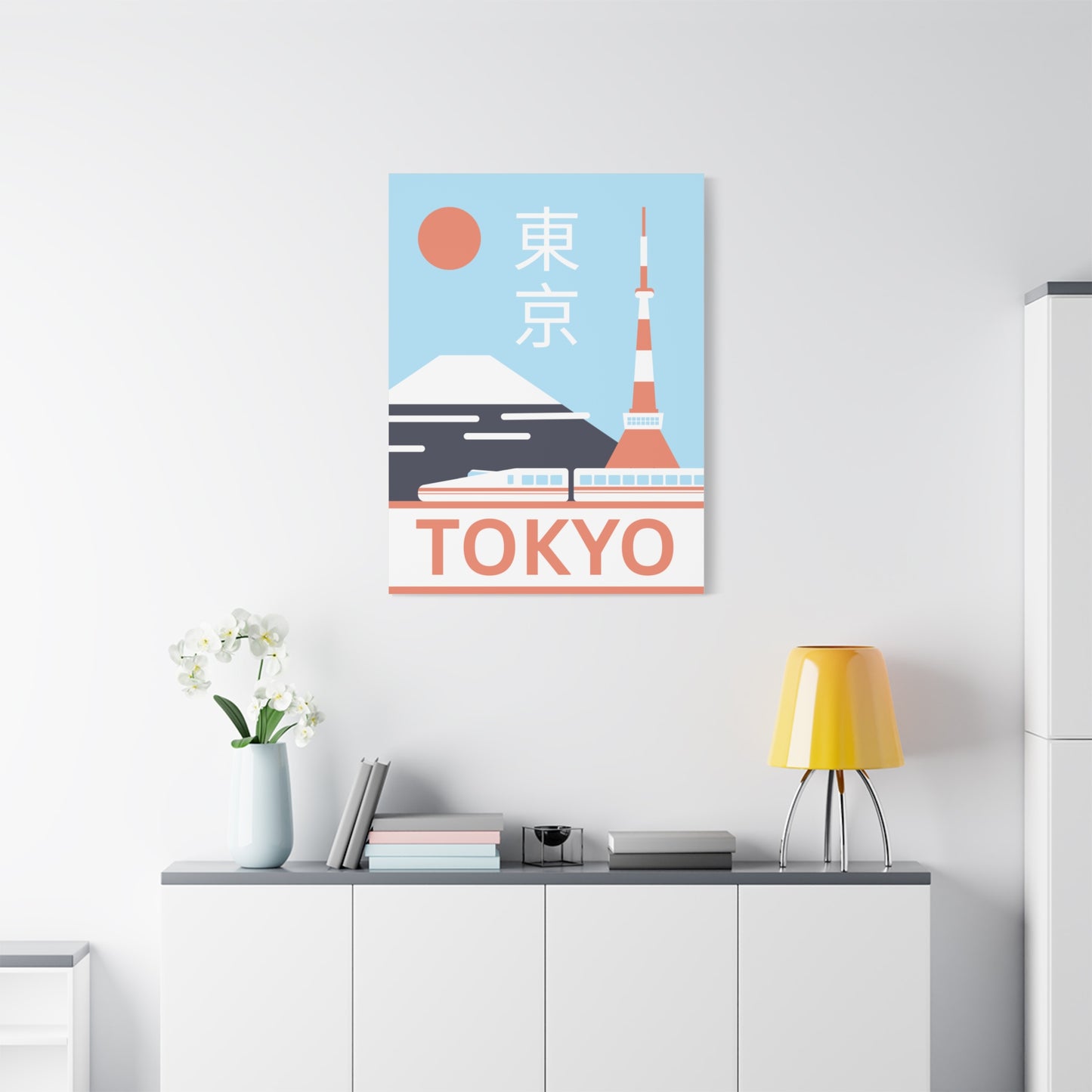 Hello Tokyo - Canvas Print [Framed]