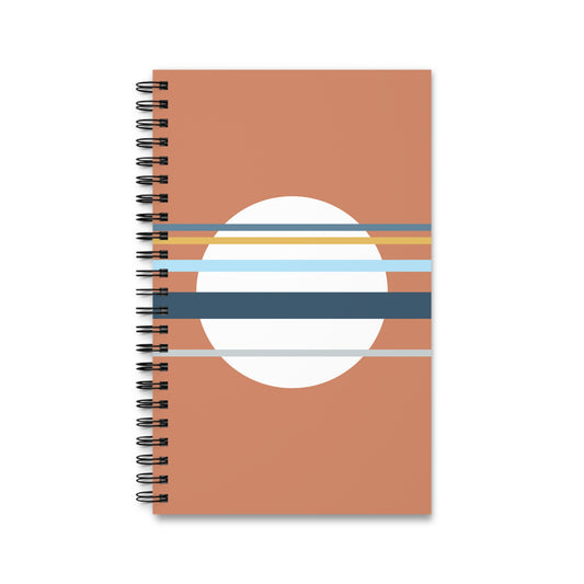 Asa no Sō - Red - A5 Spiral Notebook