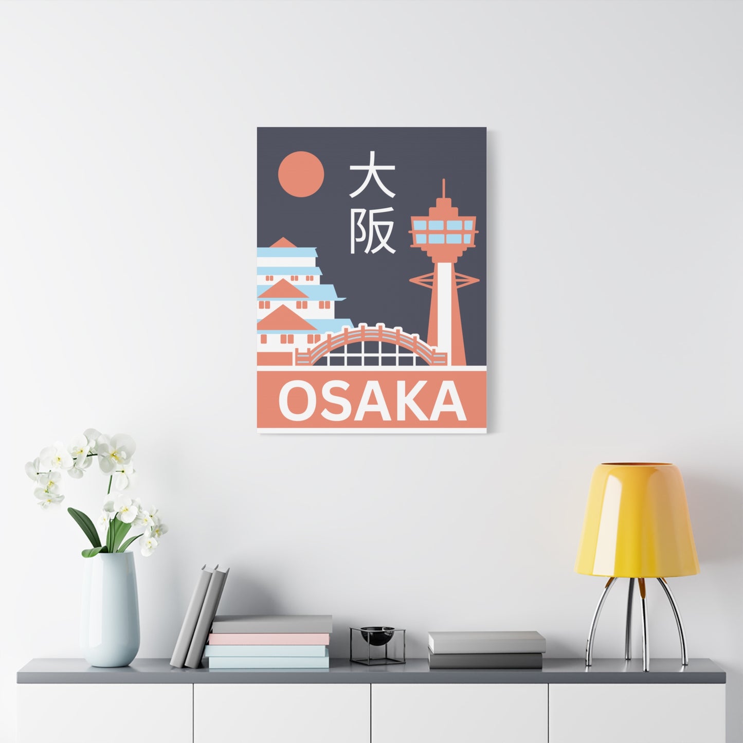 Osaka Nights - Canvas Print [Framed]