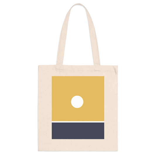 Kiiro Hikari Tote Bag – Minimalist Yellow Glow Inspired by Japanese Design