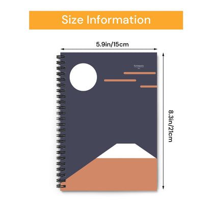 Tsuki no Fuji – Moonlit Mount Fuji Spiral Notebook