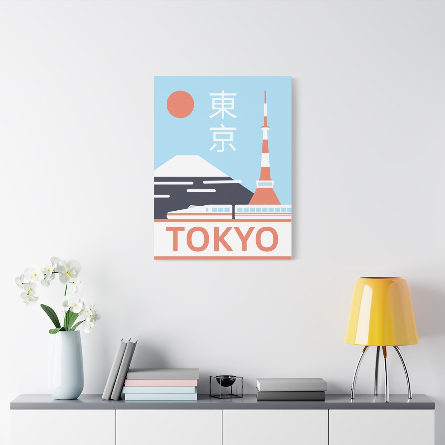 Hello Tokyo - Canvas Print [Framed]