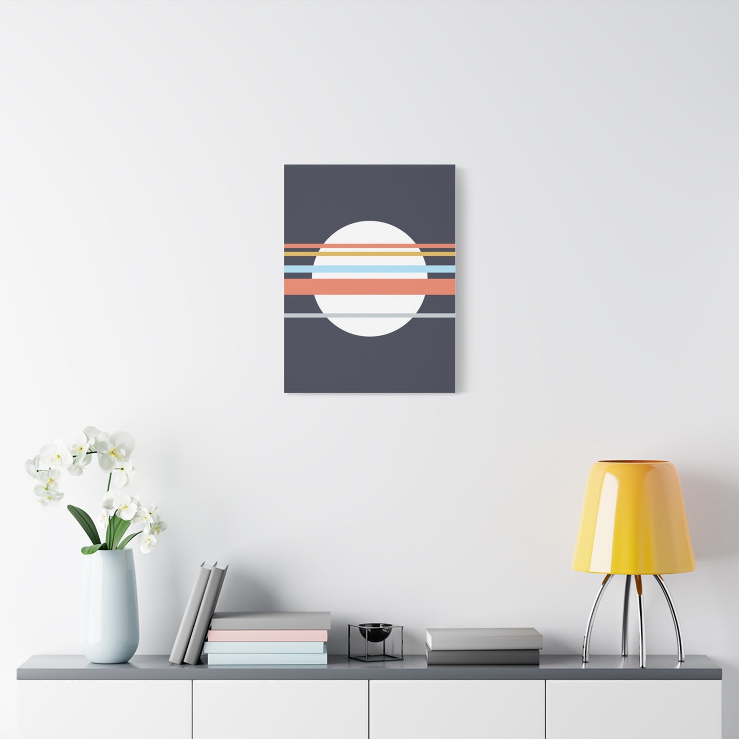 Asa no Sō - Blue - Canvas Print [Framed]